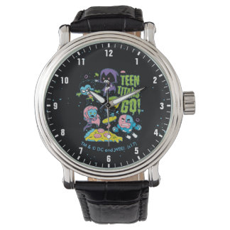 Teen Titans Go! | Gnarly 90's Pizza Graphic Watch