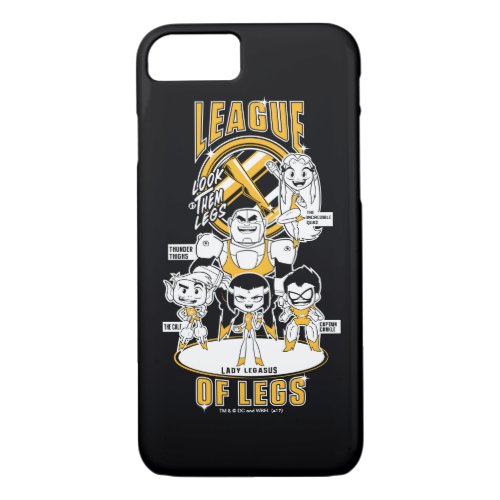 Teen Titans Go  League of Legs iPhone 87 Case