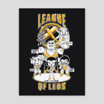 Teen Titans Go! | League of Legs Postcard