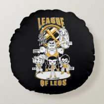 Teen Titans Go! | League of Legs Round Pillow