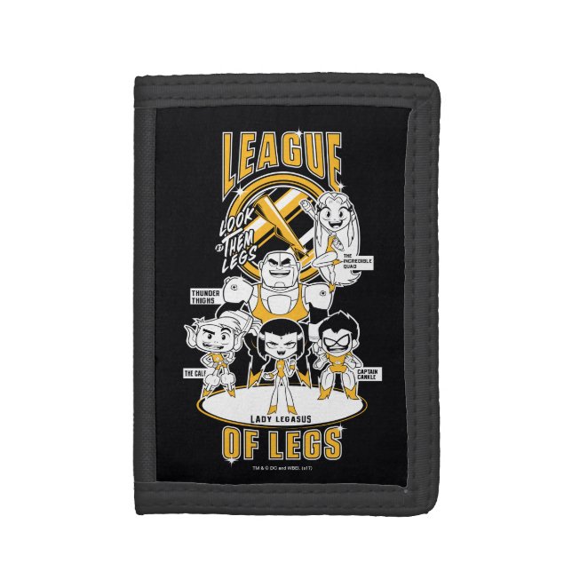Teen Titans Go! | League of Legs Trifold Wallet (Front Vertical)