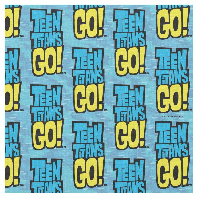 Teen Titans Go! | Logo Fabric (Close Up)