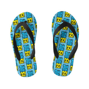 Teen Titans Go! Logo Kid's Flip Flops