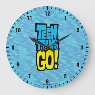 Teen Titans Go! Logo Large Clock