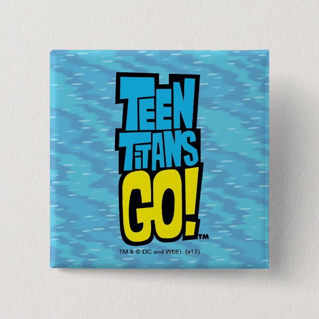 Teen Titans Go! | Logo Pinback Button (Front)