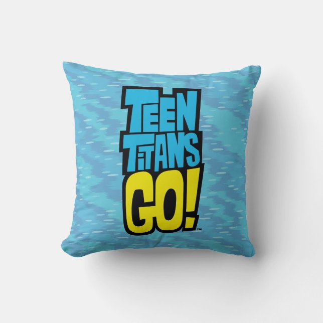 Teen Titans Go! | Logo Throw Pillow (Front)