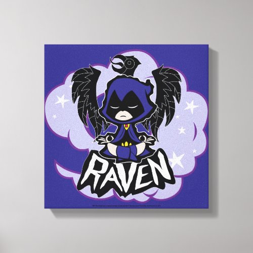 Teen Titans Go  Raven Attack Canvas Print