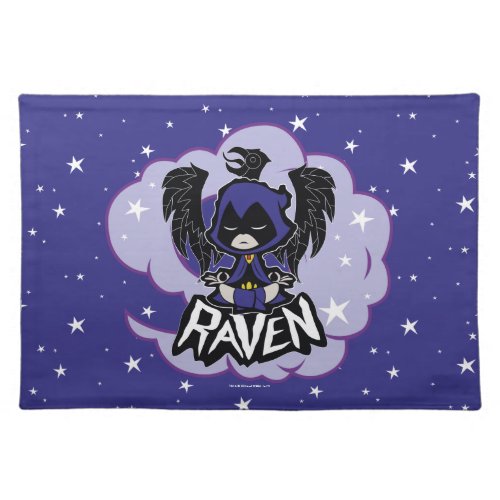 Teen Titans Go  Raven Attack Cloth Placemat