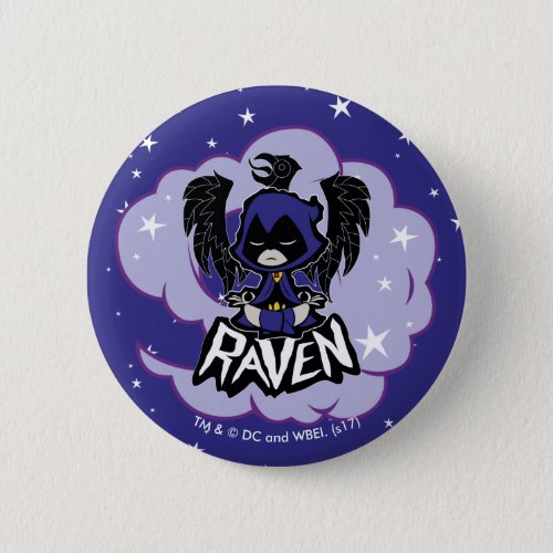 Teen Titans Go  Raven Attack Pinback Button