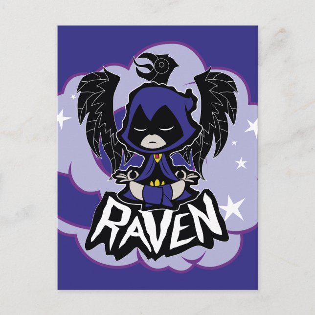 Teen Titans Go! | Raven Attack Postcard (Front)