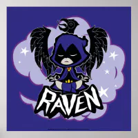 Raven from Teen Titans Beach Towel