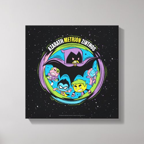 Teen Titans Go  Raven Azarath Metrion Zinthos Canvas Print