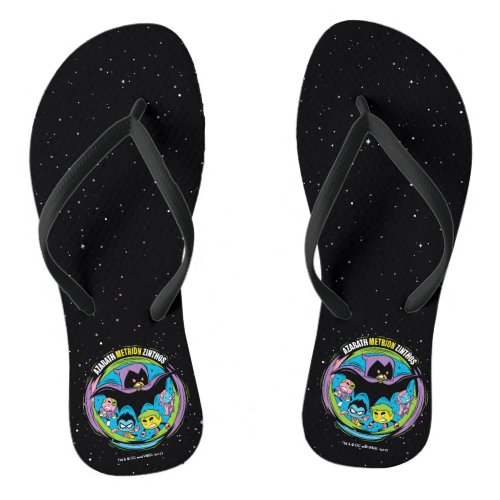 Teen Titans Go  Raven Azarath Metrion Zinthos Flip Flops