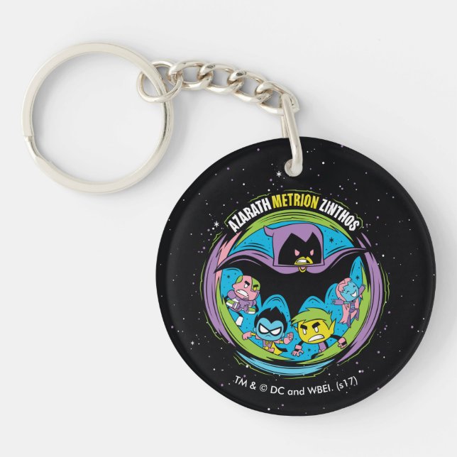 Teen Titans Go! | Raven "Azarath Metrion Zinthos" Keychain (Front)