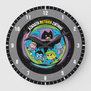 Teen Titans Go! Raven "Azarath Metrion Zinthos" Large Clock