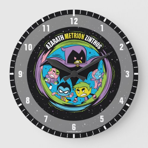 Teen Titans Go  Raven Azarath Metrion Zinthos Large Clock