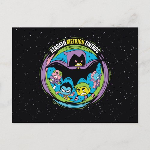 Teen Titans Go  Raven Azarath Metrion Zinthos Postcard