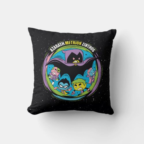 Teen Titans Go  Raven Azarath Metrion Zinthos Throw Pillow