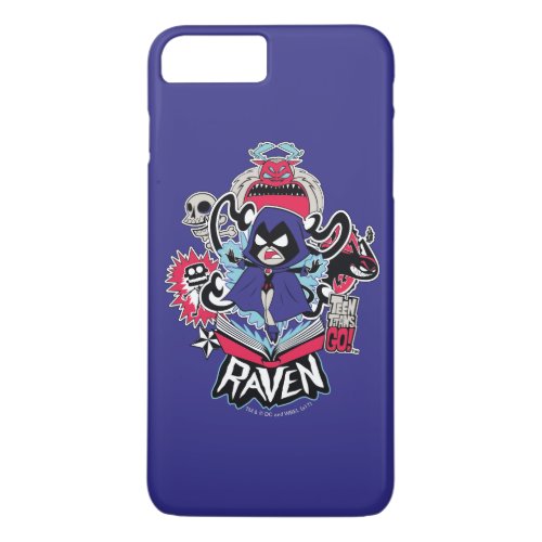 Teen Titans Go  Raven Demonic Powers Graphic iPhone 8 Plus7 Plus Case