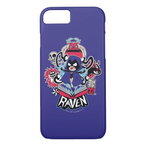 Teen Titans Go  Raven Demonic Powers Graphic iPhone 87 Case