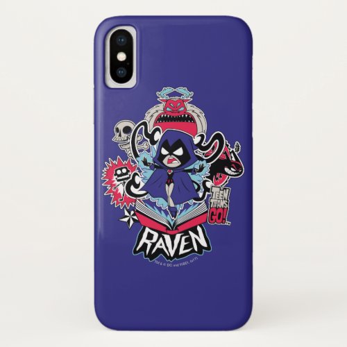 Teen Titans Go  Raven Demonic Powers Graphic iPhone X Case