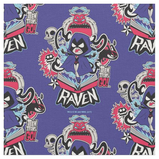 Teen Titans Go! | Raven Demonic Powers Graphic Fabric