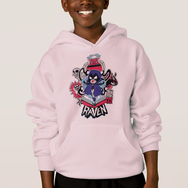 Teen Titans Go! | Raven Demonic Powers Graphic Hoodie (Front)