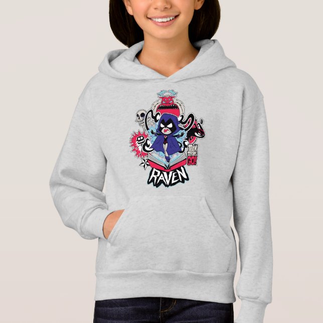 Teen Titans Go! | Raven Demonic Powers Graphic Hoodie (Front)