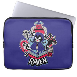 Teen Titans Go! Raven Demonic Powers Graphic Laptop Sleeve