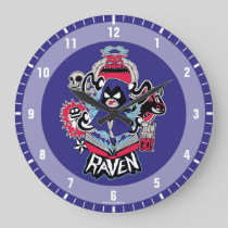 Teen Titans Go! | Raven Demonic Powers Graphic Large Clock