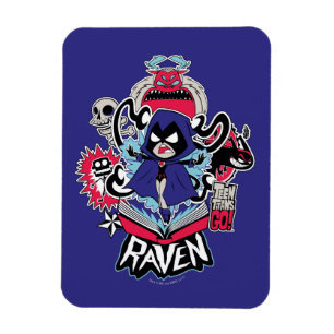 Teen Titans Go! Raven Demonic Powers Graphic Magnet