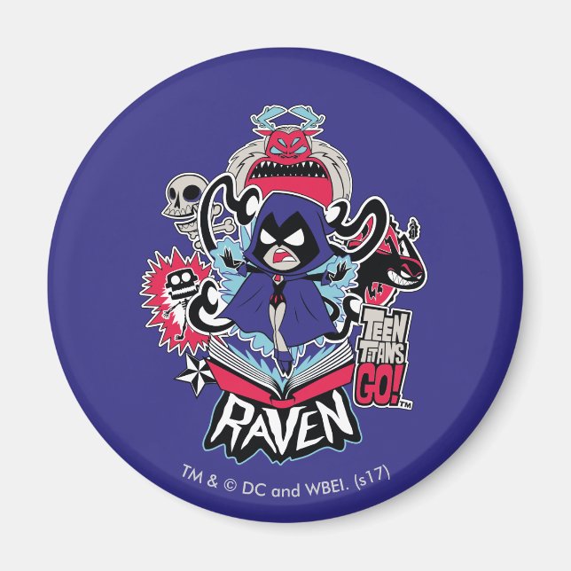 Teen Titans Go! | Raven Demonic Powers Graphic Magnet (Front)
