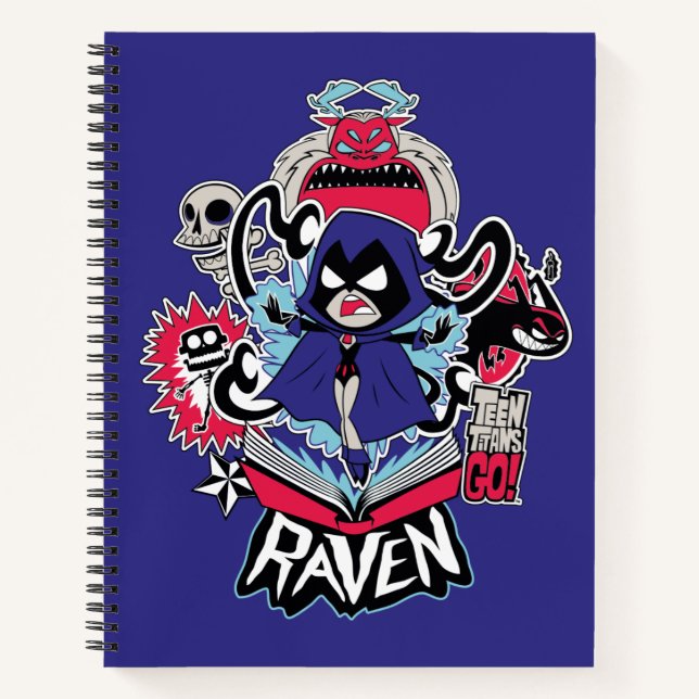 Teen Titans Go! | Raven Demonic Powers Graphic Notebook (Front)