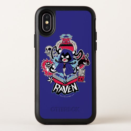 Teen Titans Go  Raven Demonic Powers Graphic OtterBox Symmetry iPhone X Case