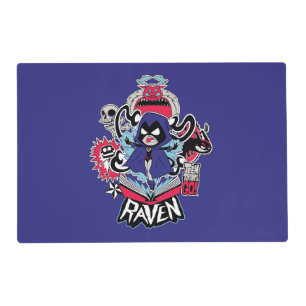Teen Titans Go! Raven Demonic Powers Graphic Placemat