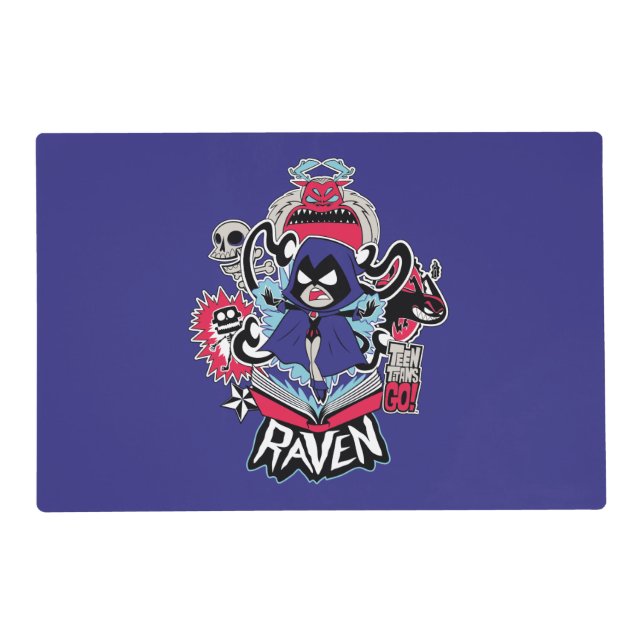 Teen Titans Go! | Raven Demonic Powers Graphic Placemat (Front)