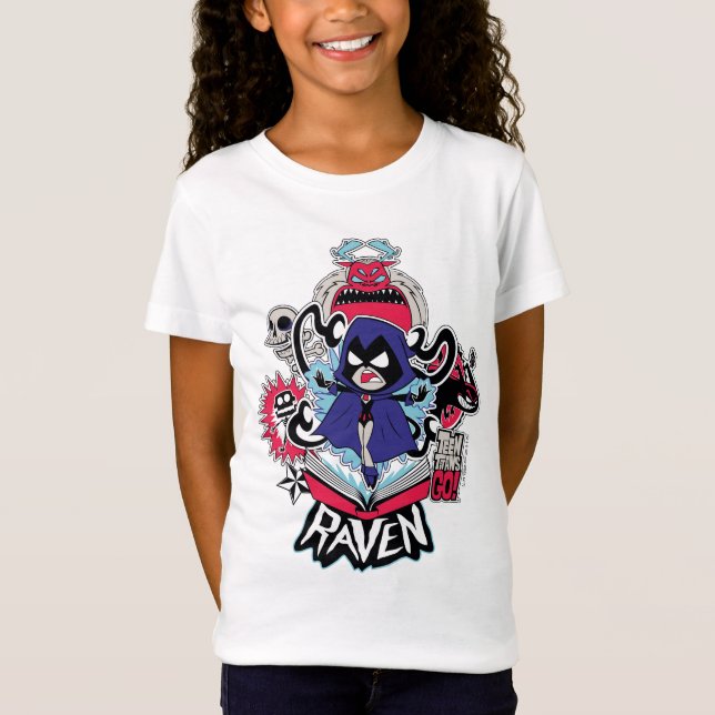 Teen Titans Go! | Raven Demonic Powers Graphic T-Shirt (Front)
