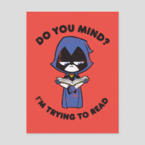 Teen Titans Go! | Raven "I'm Trying To Read" Postcard