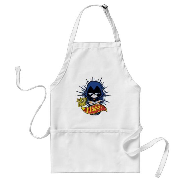 Teen Titans Go! | Raven "Learned A Lesson" Adult Apron (Front)