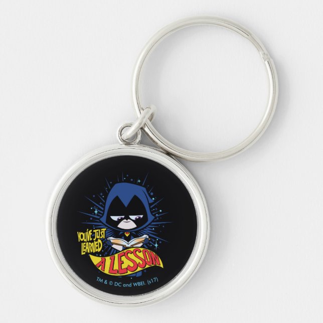 Teen Titans Go! | Raven "Learned A Lesson" Keychain (Front)