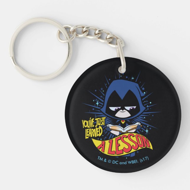 Teen Titans Go! | Raven "Learned A Lesson" Keychain (Front)