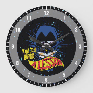 Teen Titans Go! Raven "Learned A Lesson" Large Clock