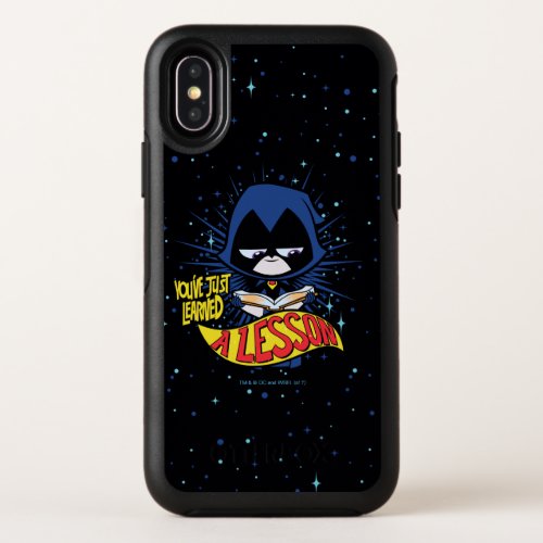 Teen Titans Go  Raven Learned A Lesson OtterBox Symmetry iPhone X Case