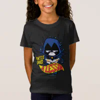 : Kids DC Comics Teen Titans Go! Raven Big Face T-Shirt : Clothing,  Shoes & Jewelry