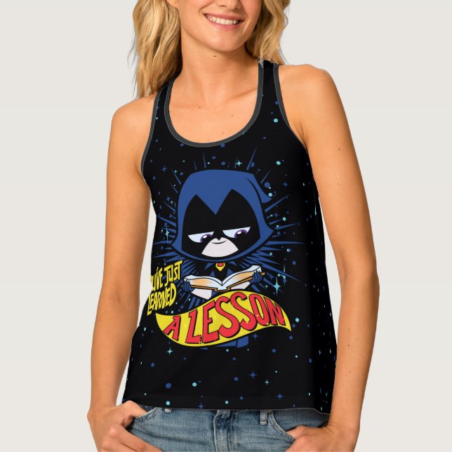 Teen Titans Go! | Raven "Learned A Lesson" Tank Top (Front)