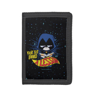 Teen Titans Go!   Raven "Learned A Lesson" Tri-fold Wallet