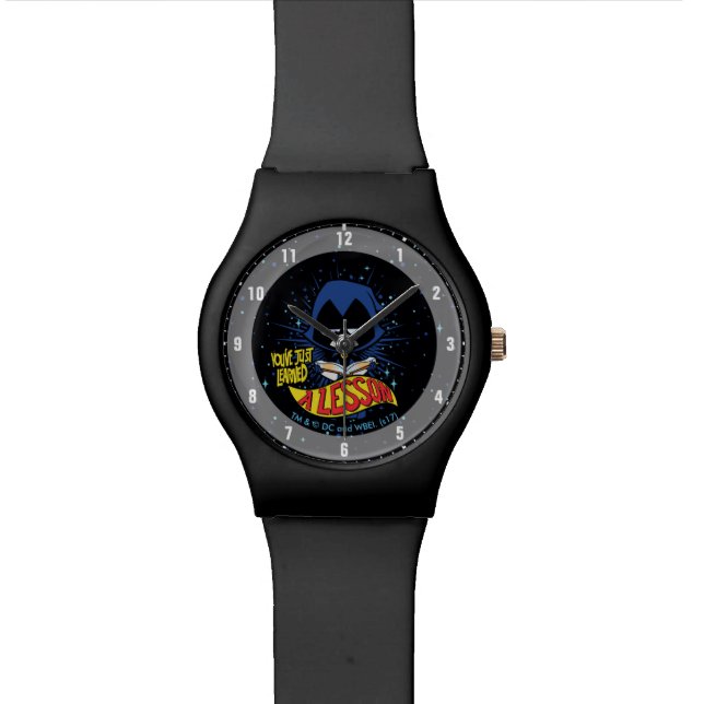 Teen Titans Go! | Raven "Learned A Lesson" Wristwatch (Close Up)