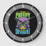 Teen Titans Go! | Raven "Not Creepy I'm Different" Large Clock