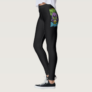 Teen Titans Go! Raven "Not Creepy I'm Different" Leggings