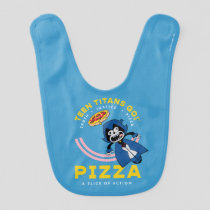 Teen Titans Go! Raven "Truth Justice Pizza" Baby Bib